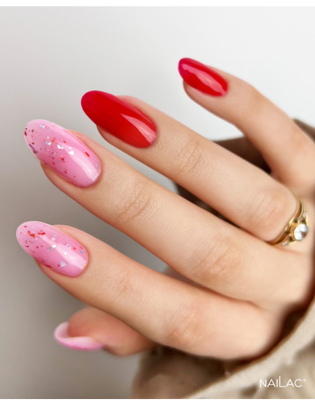 Rubber Base Glammy Base Pink NaiLac 10ml