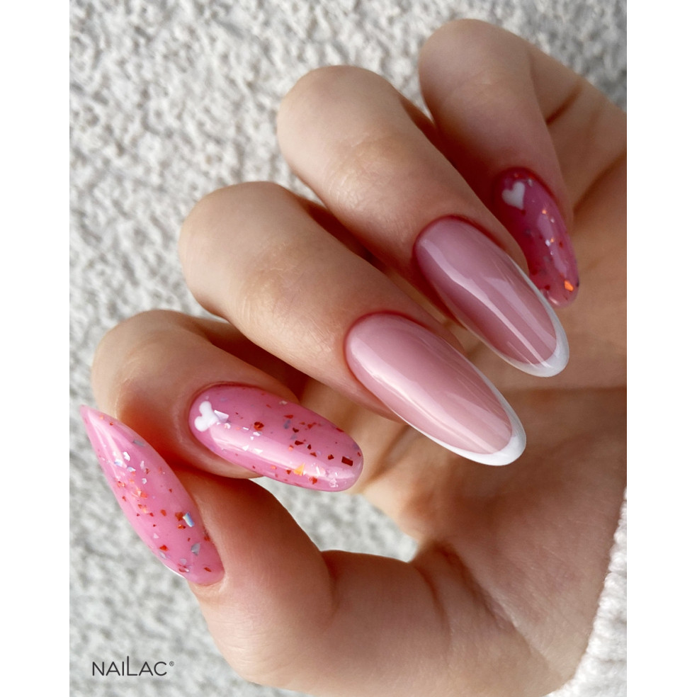 Rubber Base Glammy Base Pink NaiLac 10ml