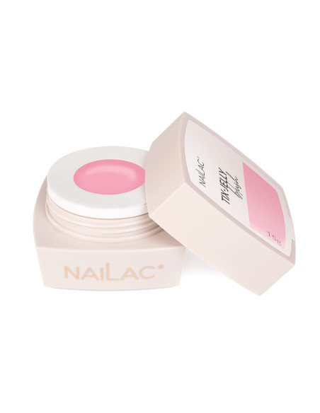 słoiczek z różowym żelem do przedłużania paznokci TiX-Jelly Blush NaiLac 15g