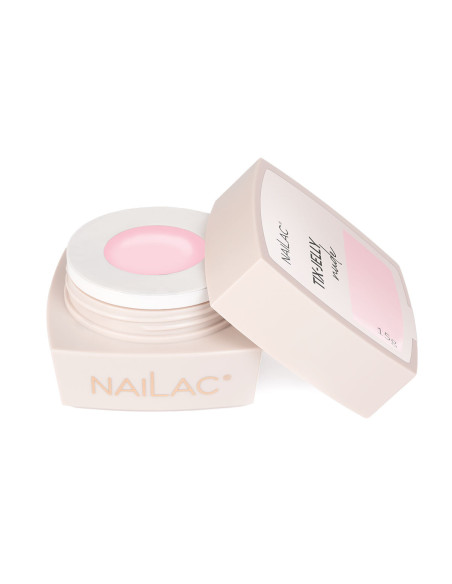słoiczek z różowym żelem do przedłużania paznokci TiX-Jelly Nude NaiLac 15g