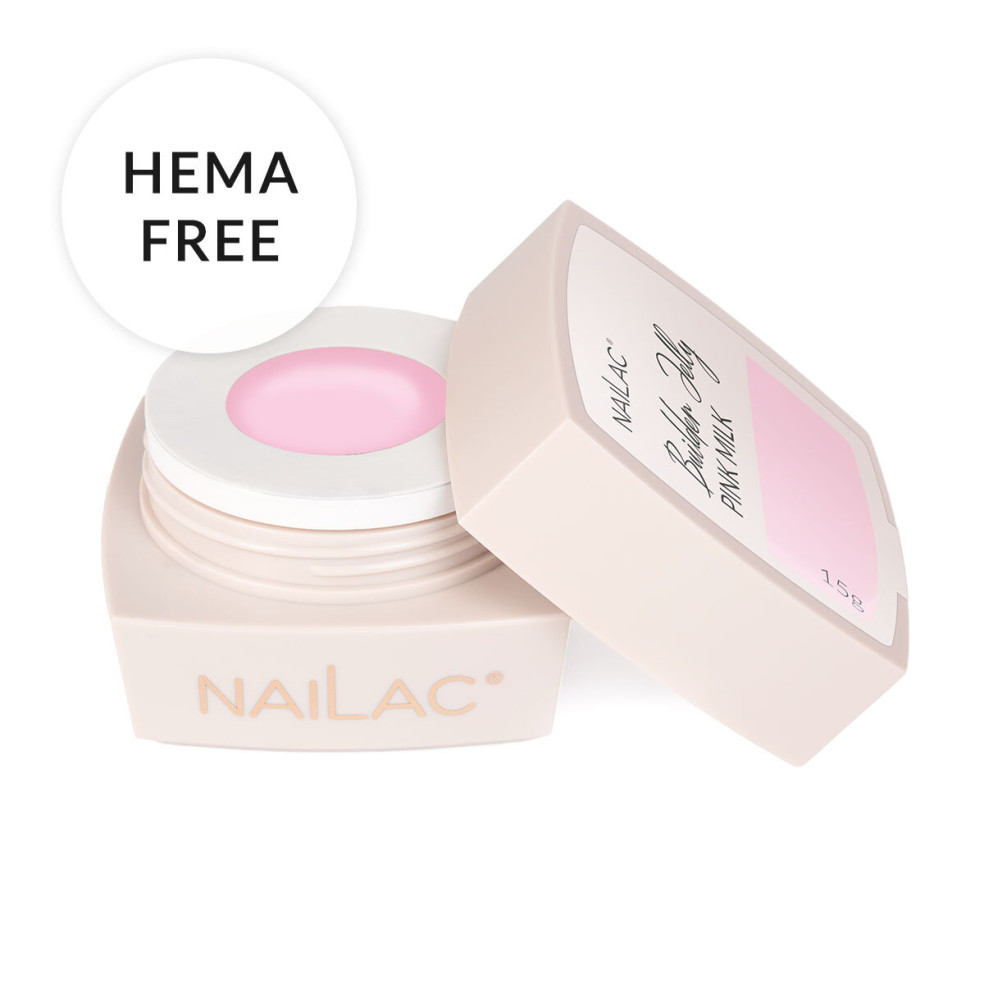 Żel do przedłużania paznokci Builder Jelly Pink Milk NaiLac 15g