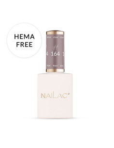 #164 Lakier hybrydowy NaiLac 7ml szary