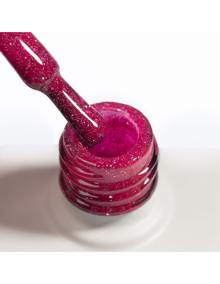 Hybrid nail polish set Glitter Gang NaiLac - flash effect