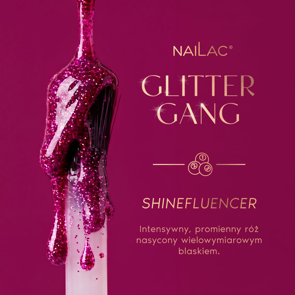 Hybrid nail polish set Glitter Gang...