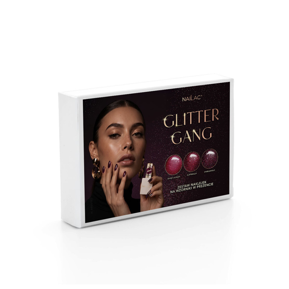 Hybrid nail polish set Glitter Gang...