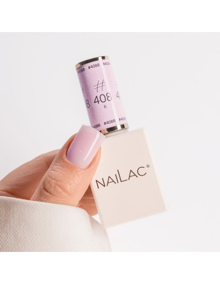 #408R Rubber nail polish NaiLac 7ml