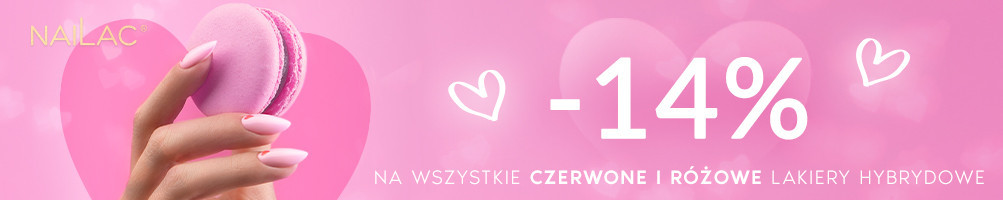 Walentynki -14% | Promocja na lakiery hybrydowe 💅❤️