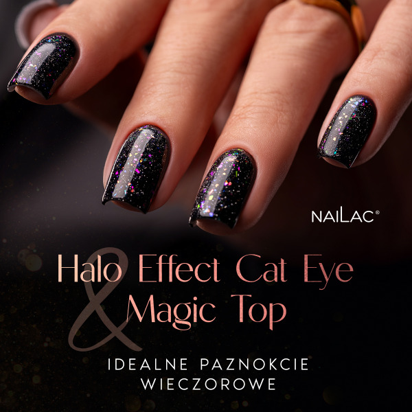 Halo Effect Cat Eye & Magic Top – idealne paznokcie wieczorowe